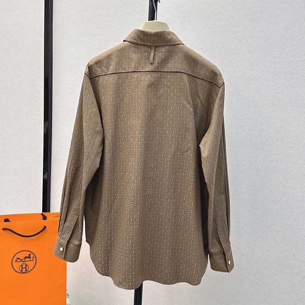 確保済み エルメス モチーフ メンズライク シャツ erh93401